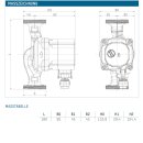 taconova TACOFLOW2 ADAPT Hocheffizienz-Umwälzpumpe 32-60/180 2"