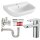 Duravit D-Code Waschtisch Komplett Set 60cm mit Armatur