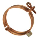 Kupfer Fallrohrschelle mit Gewindemuffe M10 DN100