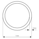 Rundrohr Stahl - 17,2x2,3mm 1500mm