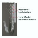 Rinneisen (Rinnenhalter) Stahl, verzinkt halbrund RG280