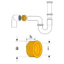 HT-Gumminippel für HT-Siphonwinkel DN40/50